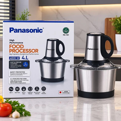 خردکن پاناسونیک مدل PA-130 توان 4800 وات کاسه 4 لیتری | کد XK992