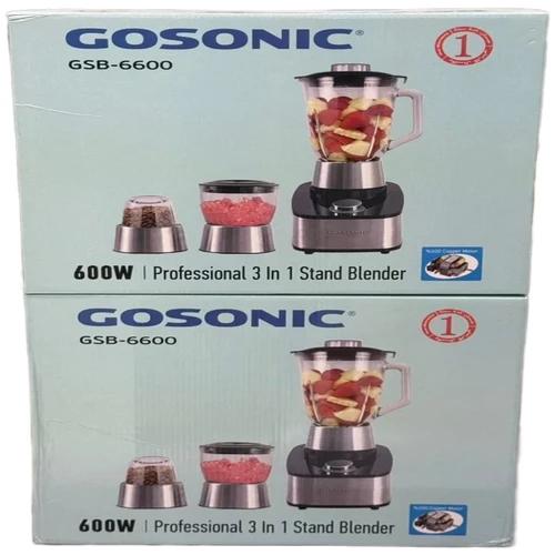 مخلوط کن سه کاره گوسونیک مدل GSB-6600 ظرفیت ۱.۵ لیتر ۴ سرعته ALV-7392