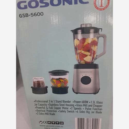 مخلوط کن سه کاره گوسونیک مدل GSB-5600 توان 600 وات ظرفیت 1.5 لیتری ZX-7429