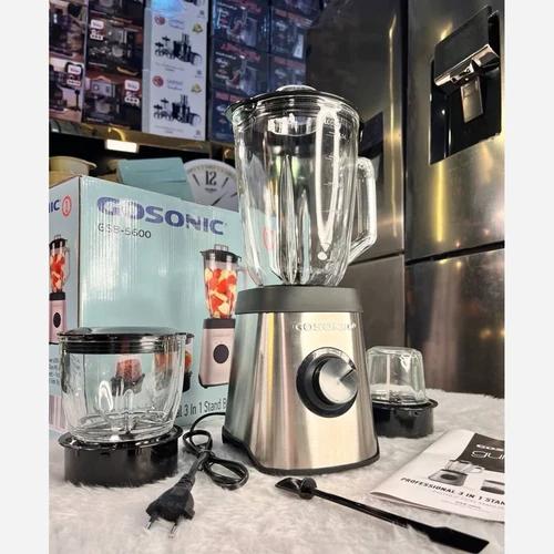 مخلوط کن سه کاره گوسونیک مدل GSB-5600 توان 600 وات ظرفیت 1.5 لیتری ZX-7429