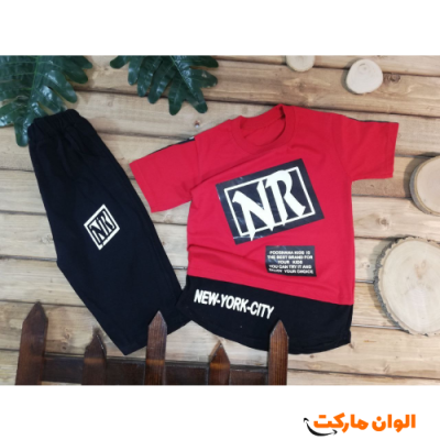 خرید ست بلوز شلوارک بچگانه مدل جدید تک و عمده A188