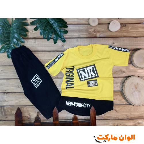 خرید ست بلوز شلوارک بچگانه مدل جدید تک و عمده A188