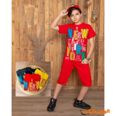 خرید ست بلوز شلوارک بچگانه مدل جدید تک و عمده A186