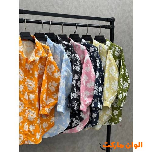 All-flower-patterned coat