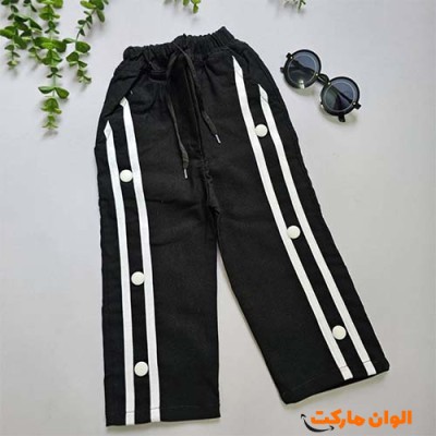 خریدشلوار راحتی بچه گانه دوخط مدل جدیدبدون واسطه کد C081 