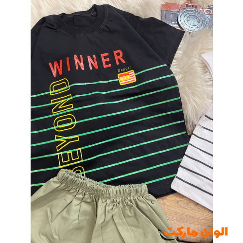 Wholesale-buy-set-of-boys-t-shirt-and-pants-cuban-collar-t-shirt-crop-top-kids-kids