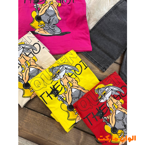 Buy-wholesale-set-t-shirt-lash-pants-le-rabbit-print-to-