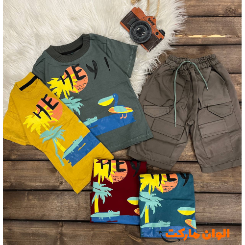Buy-wholesale-set-t-shirt-pants-zoo-design