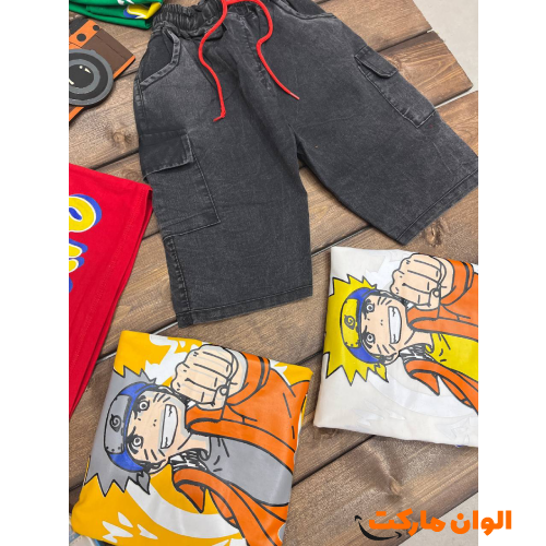 Wholesale-set-of-t-shirts-and-pants-for-children-with-rap-design