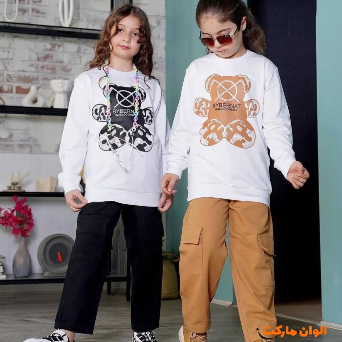 Wholesale-Teddy-Bear-T-Shirt-Pants-Set-Kids