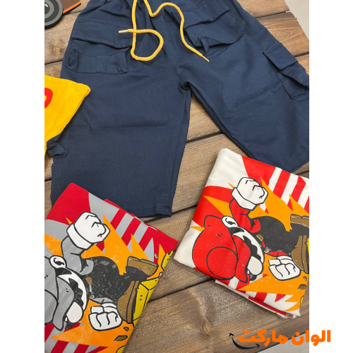 Boys' Hip-Hop T-Shirt and Pants Set Code 003