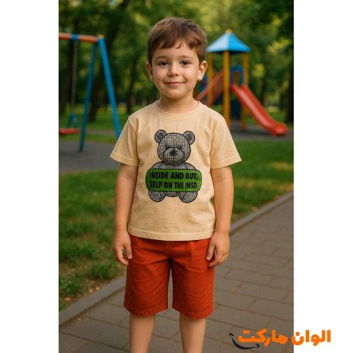Boys' T-shirt and pants set, Mil-T-004