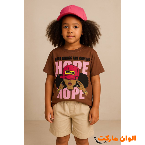 Girls' T-shirt and pants set-027