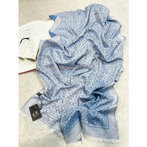 Women's scarf with fringes and lenses - 00