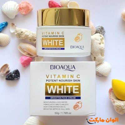 خرید کرم روشن کننده ویتامین c بیواکوا  white vc bioaqua تک و عمده