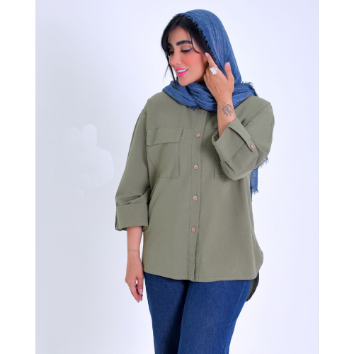 خرید مانتو زنانه مدل صدف کد C257 تک و عمده