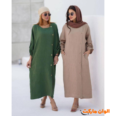 معطف نسائي بفتحات وجبهة مغلقة C353