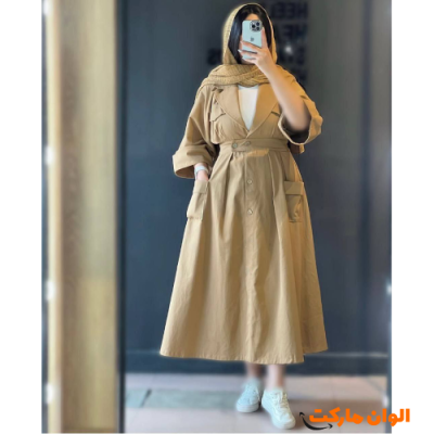 معطف نسائي صيفي موديل C358