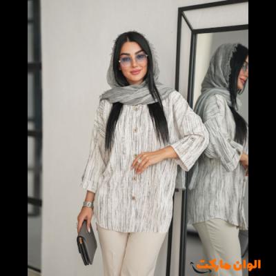 خرید مانتو شومیز الیزه زنانه مدل جدید c362