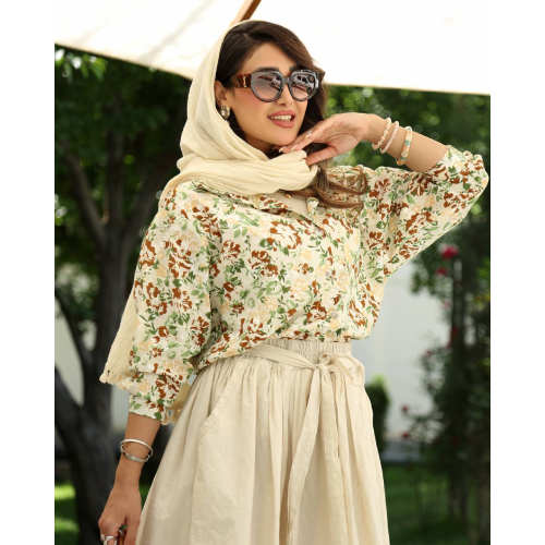 Women's coat, model, sundress, saree, flower, 380