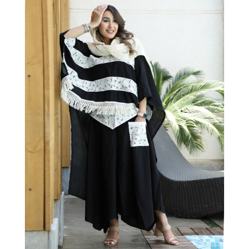Women's coat, beach-style, summer-style, linen-patterned, free-size, suitable for sizes 38 to 48.
