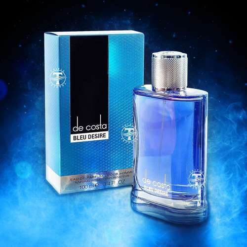 ادوپرفیوم مردانه مدل De Costa Bleu Desire حجم 100 میل فراگرنس ورد اورجینال اصل ا Fragrance World De Costa Bleu Desire Eve De Parfum For Man 100 ml 