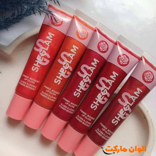 خرید برق لب شاین دار  مدل تیوپی شیگلم کد C366