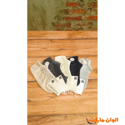  جوراب زنانه رو توری D001  تک و عمده