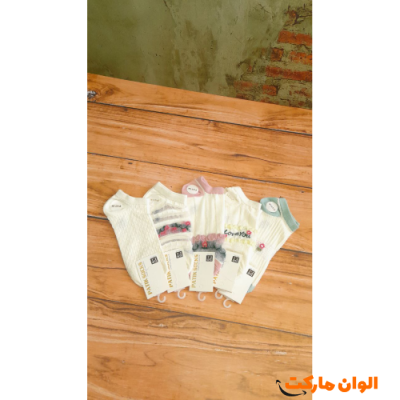 جوراب شیشه ای و اسپرت  تابستانه D005 نک و عمده
