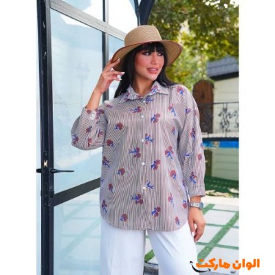 شومیزراه راه  گلدار زنانهD034 تک و عمده