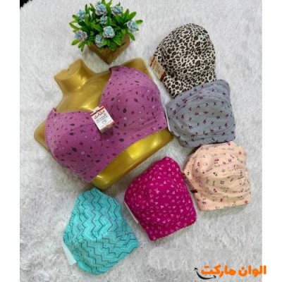 سوتین نخی دولایه زنانه مدل جدید تک و عمده F154