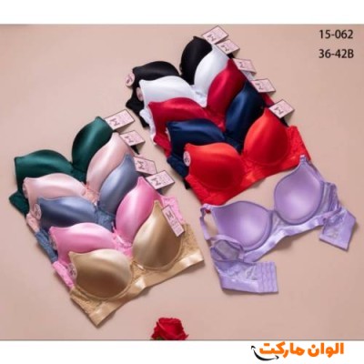 سوتین اسفنجی  فنر دار زنانه مدل جدید تک و عمده F157