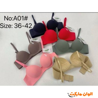 سوتین اسفنجی دخترانه مدل جدید تک و عمده  G215