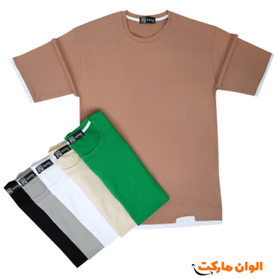 تیشرت لش استین سه ربع طرح یونی G297 تک وعمده