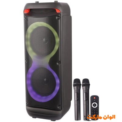  اسپیکر بلوتوثی قابل حمل میکروفون دار مدل Sing-E ZQS-8288 کد d002 تک و عمده