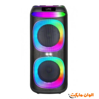 اسپیکر بلوتوثی چرخ دار EXLG مدل EX812  کد d005 تک و عمده