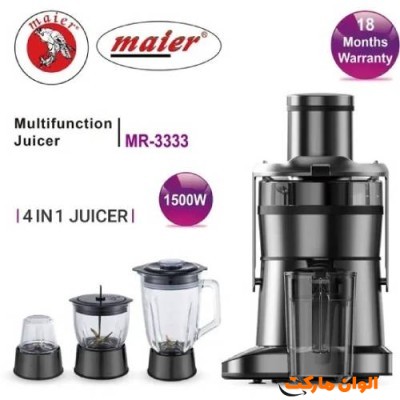 آبمیوه گیری 4 کاره مایر دیجیتال مدل MR-3333 کد d023