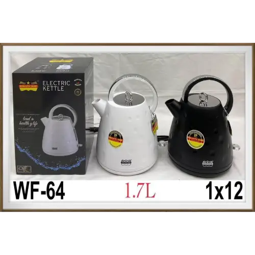 کتری برقی 1.7 لیتری برند رومانتیک هوم مدل WF64 کد D021 تک و عمده