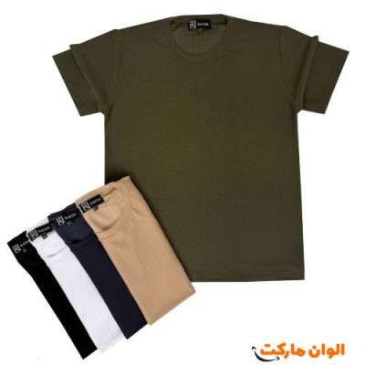 تیشرت مردانه پارچه مراکشی طرح تارا  G386 تک و عمده