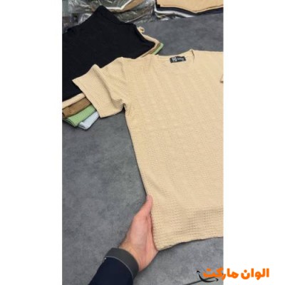 تیشرت مراکشی طرح اوین مردانه سایز بزرگ G411 تک و عمده