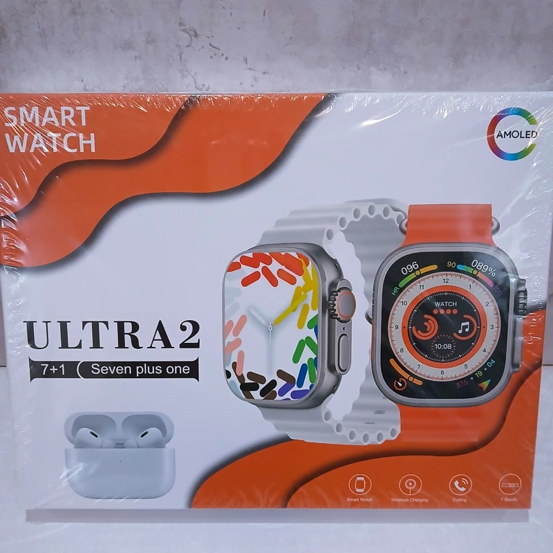 Buy-smartwatch-ultra-2-7+1-with-7-bands-and-one-airpod-single-and-bulk-code-z025