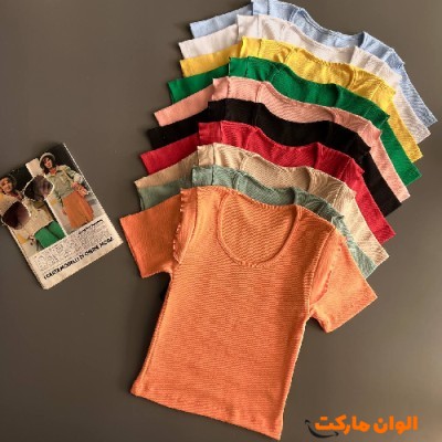 خرید تیشرت زنانه مدل جدید تک و عمده G521