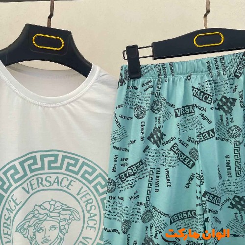 Buy a half-zip T-shirt and cotton baggy pants set