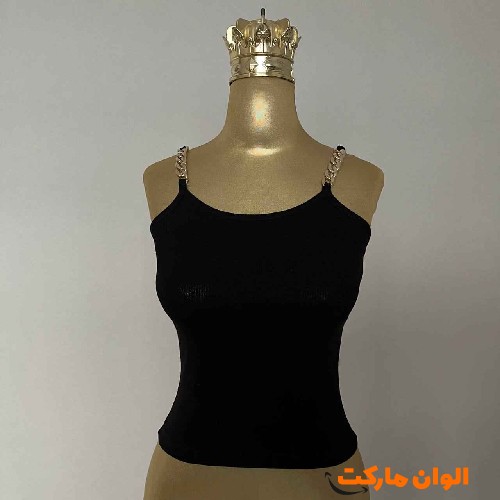 Buy-black-blouse-collar-7-cm-zip-funrip