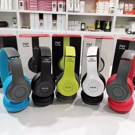 خرید هدفون بلوتوثی مدل اورجینال P47 تک و عمده کد Z029