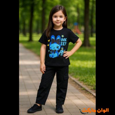 خرید ست کراپ شلوار دخترانه مدل جدیدd091