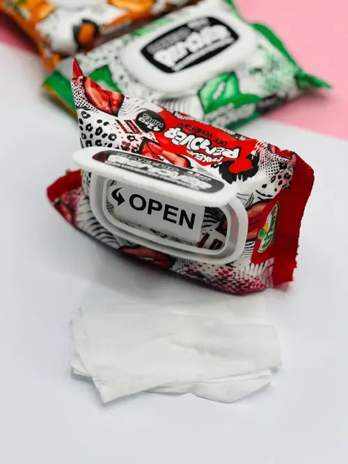 خرید دستمال مرطوب 42 برگ چانف  F584 تک و عمده