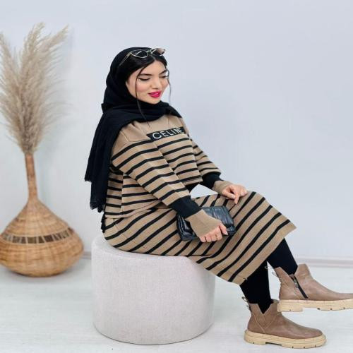 ست بافت زنانهd245 مدل پاییزه