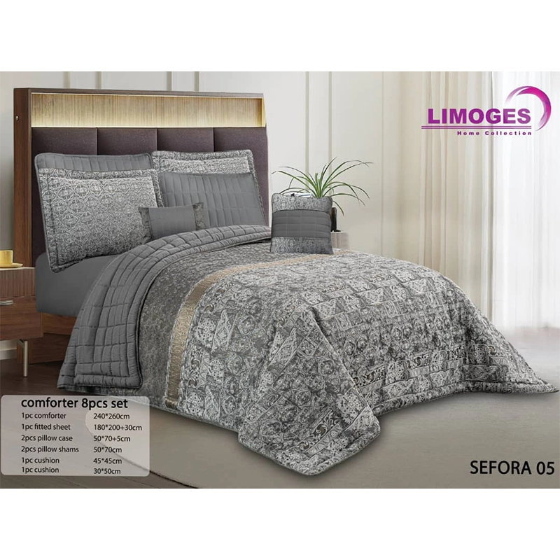 روتختی-دو-نفره-8-تکه-سفورا-لیموژ-ساتن-تک-و-عمده