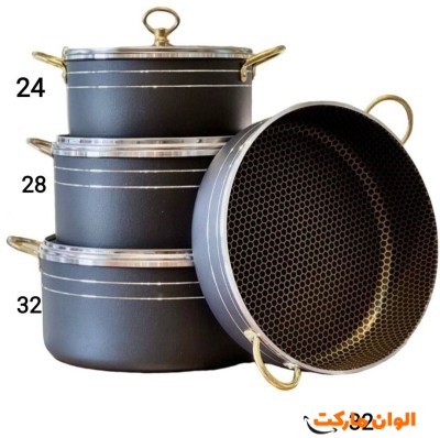 قابلمه ضرغام سایز32و28و24 تابه 32